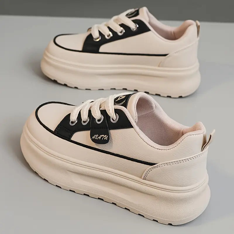 Platform Sneakers – Adds height while keeping it sporty.