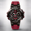Sports Solar Powered Sapphire Crystal Mens Red/Black Analog