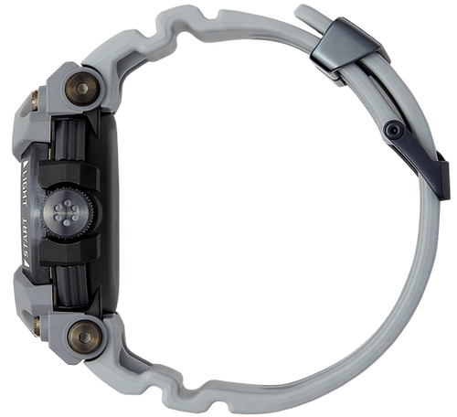 Sports Solar Powered Quartz Waterproof Mens Gray Digital GWF-